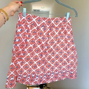 Printed a-line skirt